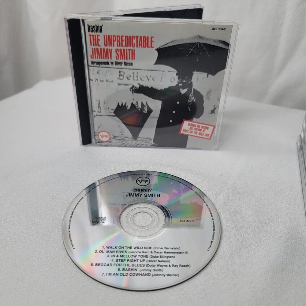 Bashin The Unpredictable Jimmy Smith 1962 Audio CD
